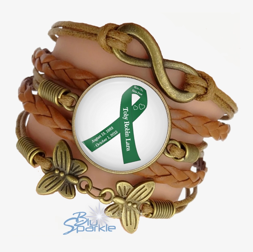 Personalized Awareness Ribbon Bracelets - Pulseras De La Noche Estrellada, transparent png download