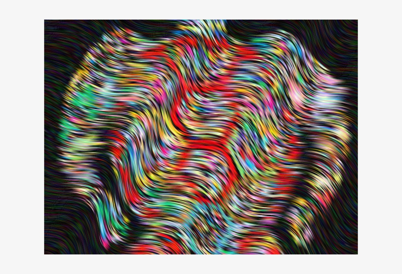 Psychedelic Clipart Floral - Clip Art, transparent png download