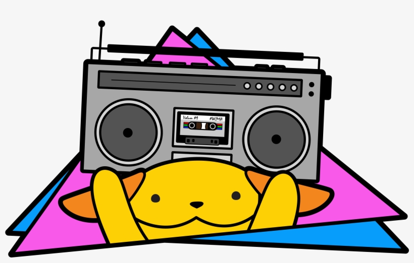 Png Transparent Stock Boombox Clipart Purple - Hip Hop Music Box Png, transparent png download