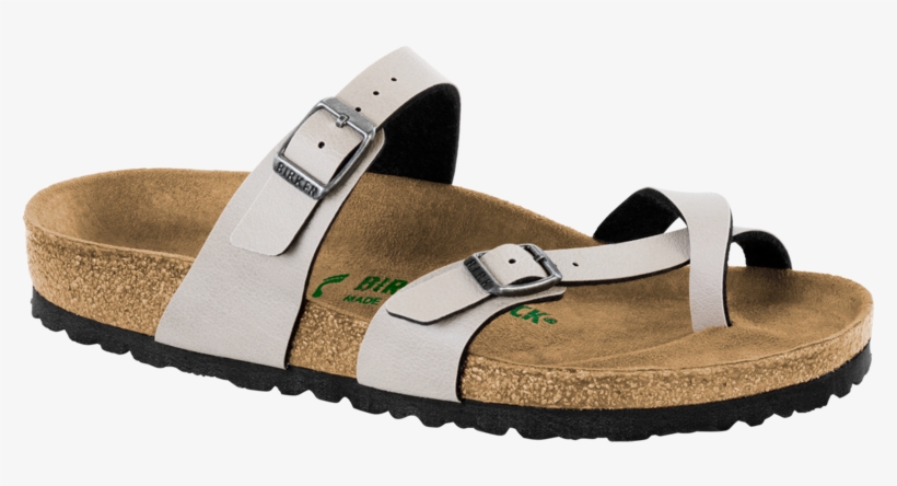 Birkenstock Mayari Vegan Stone Pull Up Birko-flor - Birkenstock Mayari Stone Outfit, transparent png download