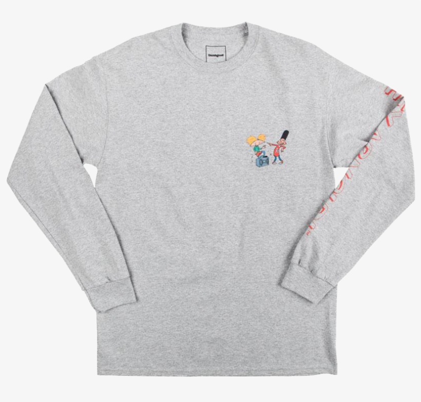 Ls Hey Arnold Boom Box Tee - Sweater, transparent png download