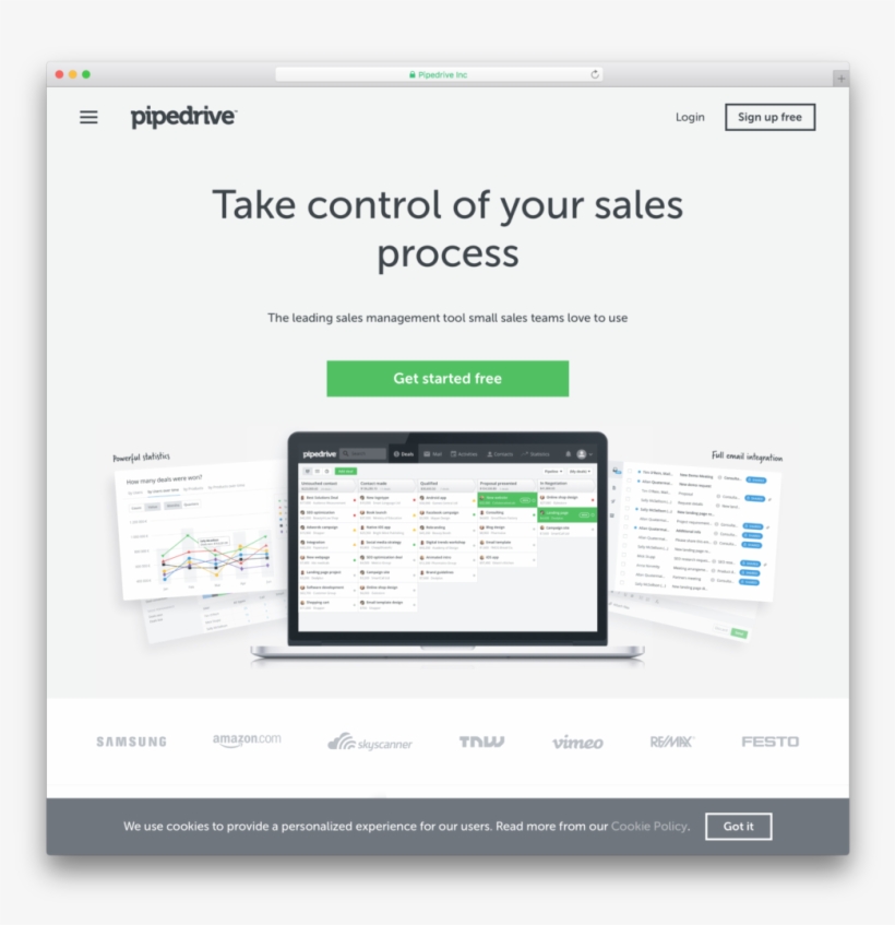 Pipedrive-homepage - Pipedrive, transparent png download