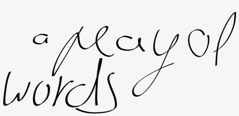 A Play Of Words - Calligraphy, transparent png download
