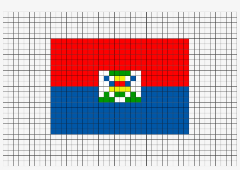 Flag Of Haiti Pixel Art From Brikbook - Russian Flag Pixel Art, transparent png download