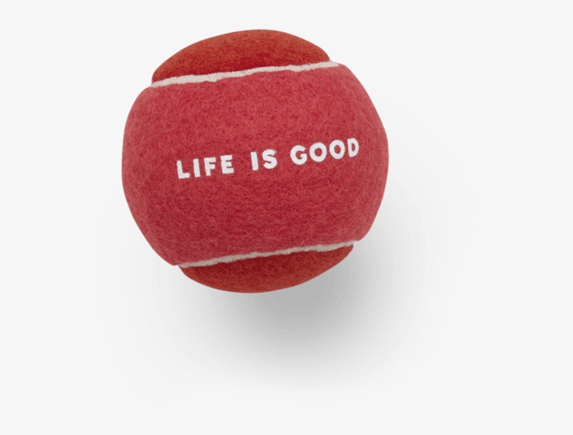 Life Is Good Dog Tennis Ball - Tchoukball, transparent png download