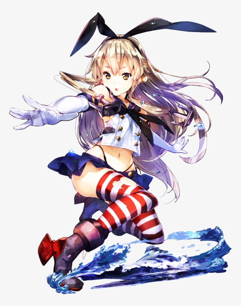 Shimakaze - Shimakaze Character, transparent png download