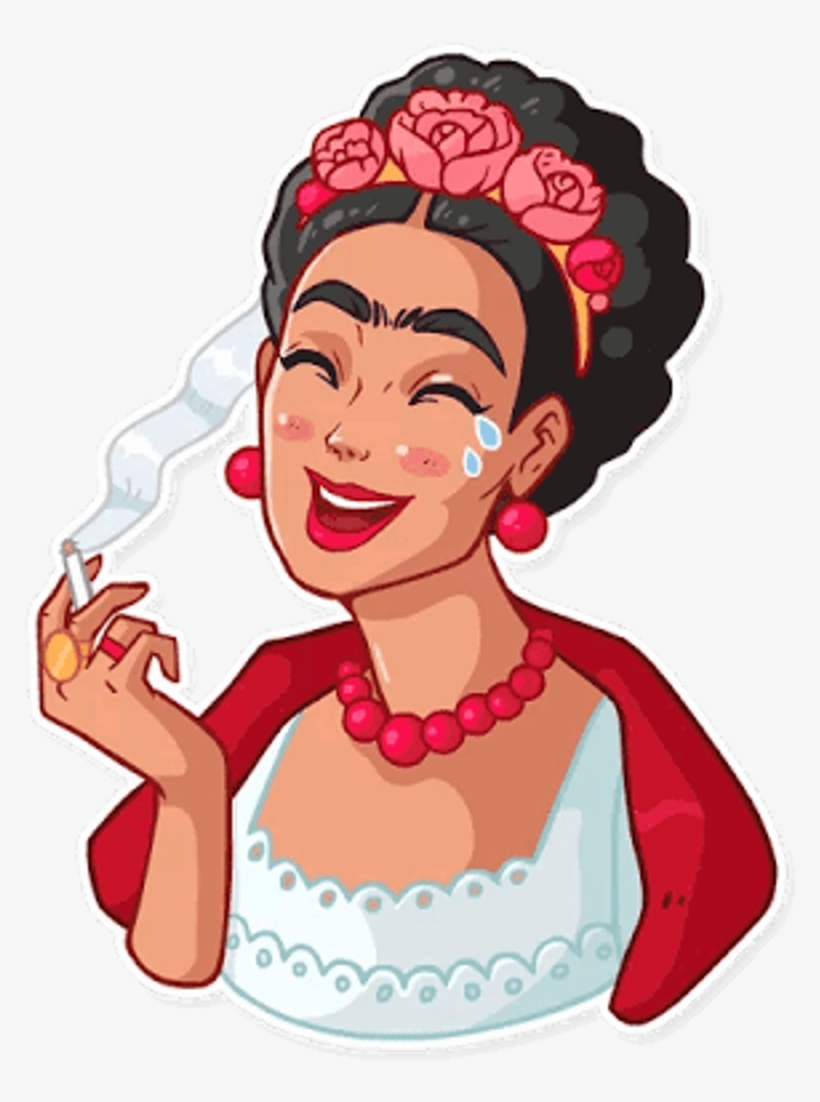Fridakahlo Sticker - Stickers Frida Kahlo Png, transparent png download