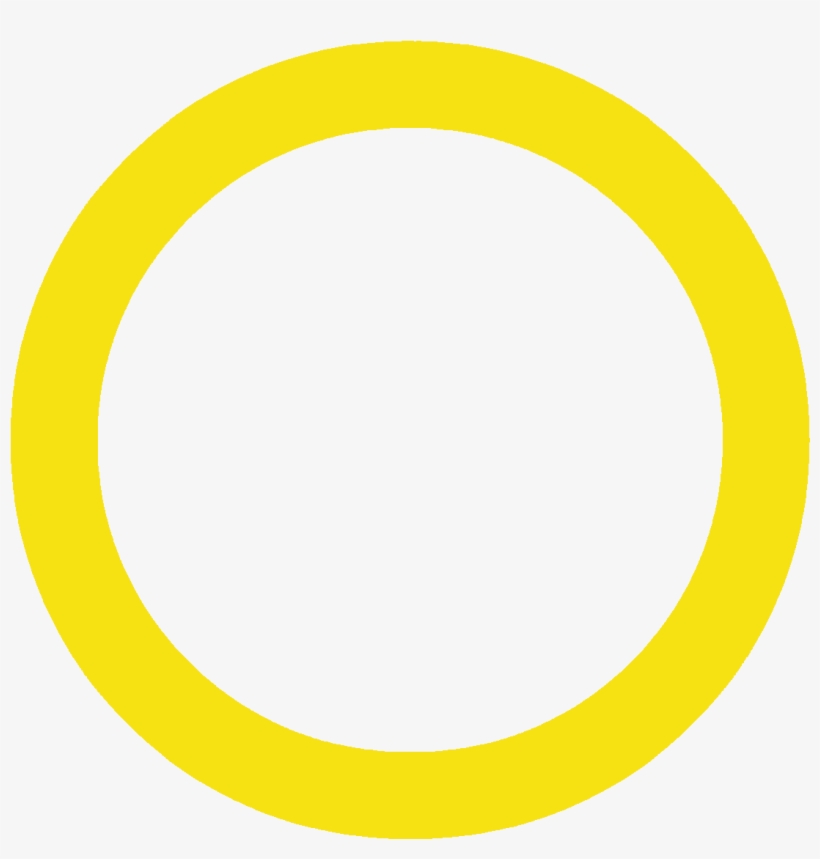 Yellow Circle Outline