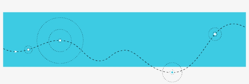 Graphic Showing Dotted Lines And Arrows - Diagram, transparent png download