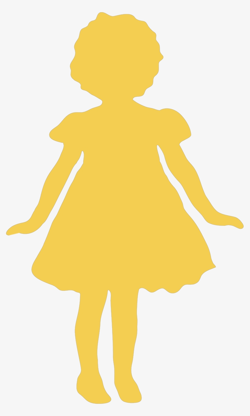 Girl Silhouette - Illustration, transparent png download