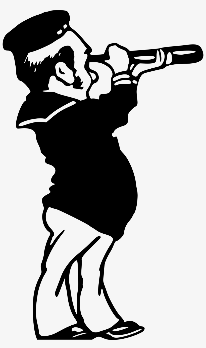 Big Image - Sailor With Telescope, transparent png download
