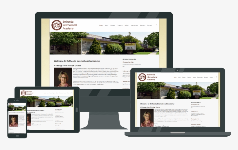 Education Website Design - Website, transparent png download