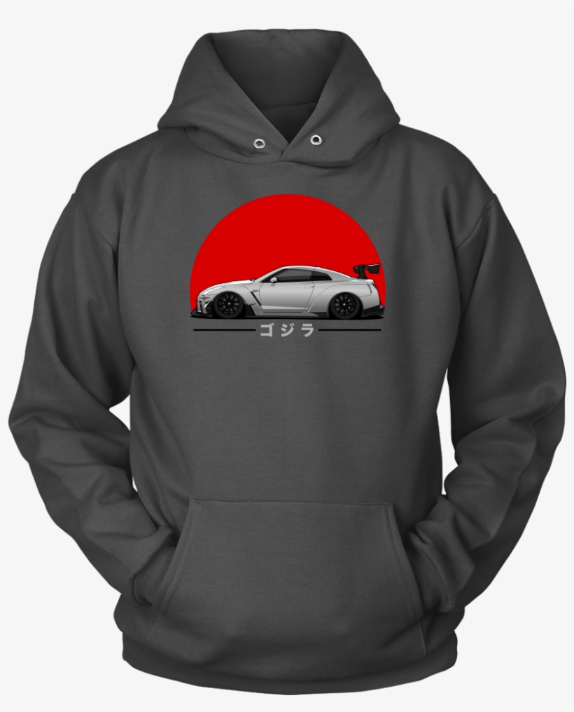 Nissan Gtr Skyline Godzilla Jdm Hoodie Sweatshirt - Shirt, transparent png download