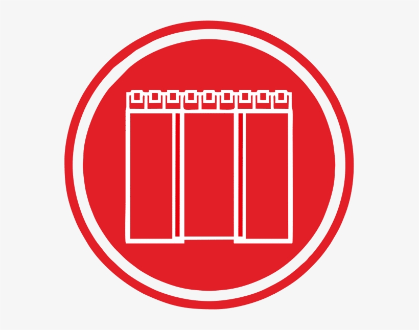 Pvc Strip Curtains - Circle, transparent png download