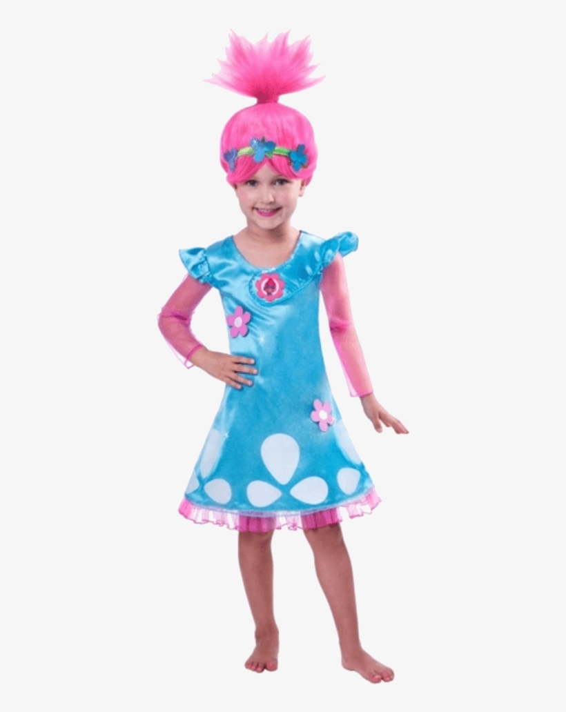 Child Girls Trolls Poppy Costume - World Book Day Costumes Trolls, transparent png download