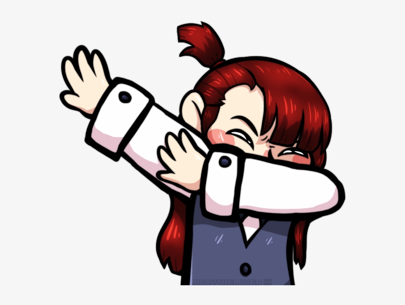 “i Just Wanted To Draw Dabbing ” - Cartoon, transparent png download