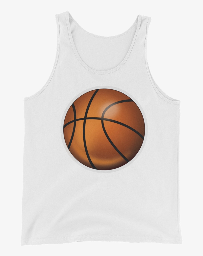 Men's Emoji Tank Top - Emoji Balon De Basket, transparent png download