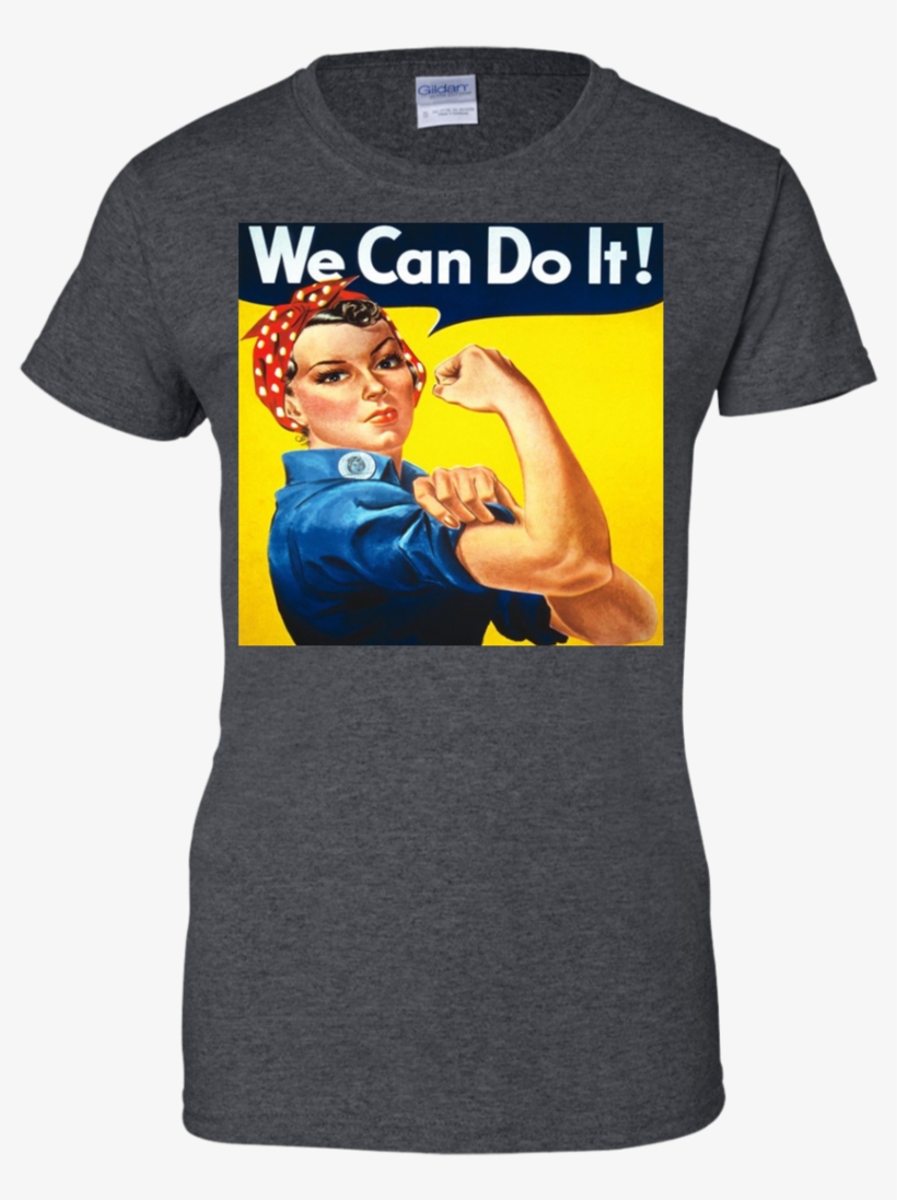 Women's Rosie The Riveter We Can Do It Retro Ww2 Men/women - We Can Do It! (rosie The Riveter), transparent png download