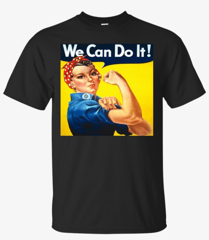 Women's Rosie The Riveter We Can Do It Retro Ww2 Men/women - Rosie The Riveter, transparent png download