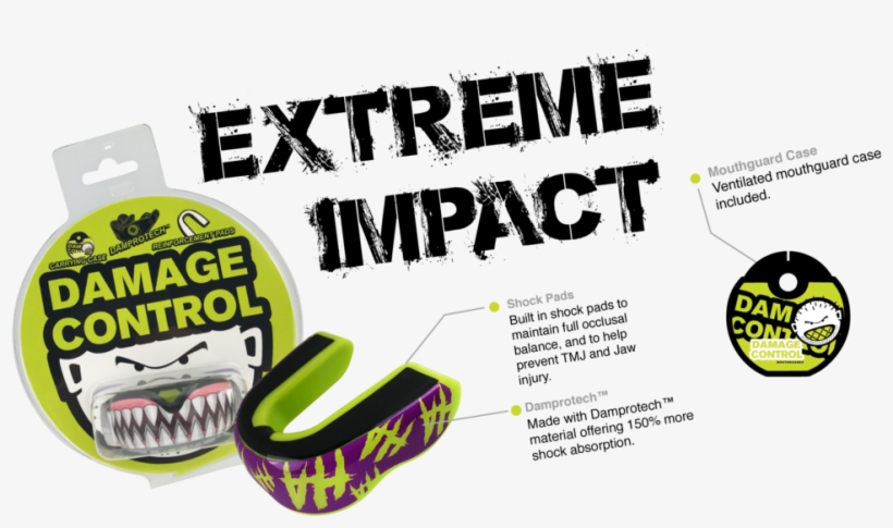 Extreme Impact Mouth Guard-$29 - Graphic Design, transparent png download