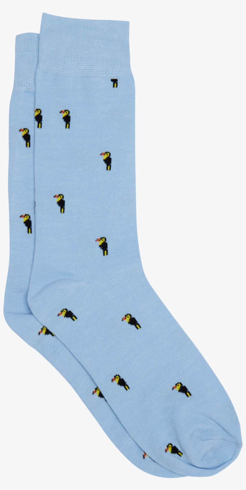 Blue Toucan Sock - Sock, transparent png download
