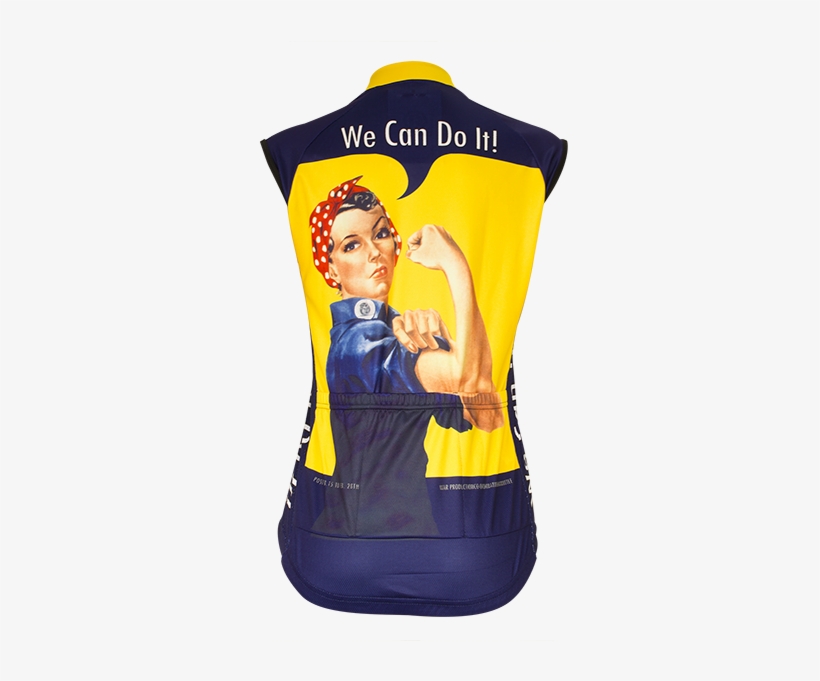 Retro Image Rosie The Riveter Women's Jersey - Rosie The Riveter, transparent png download