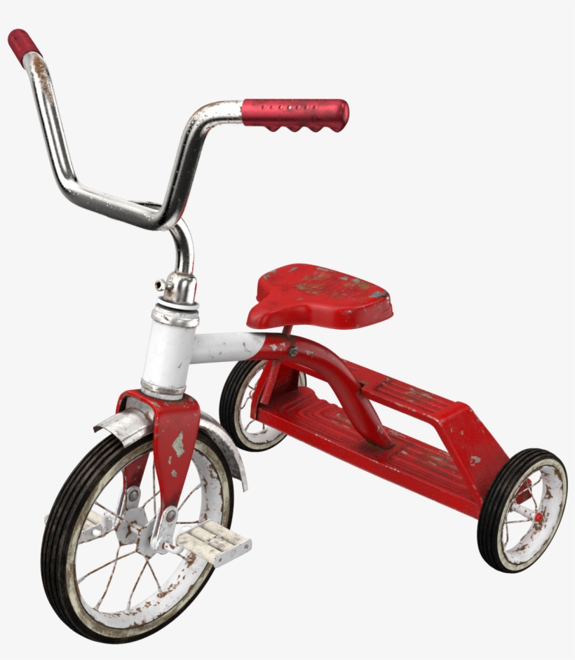 Dirty Vintage Tricycle Png Image - Png Transparent Retro Transparent