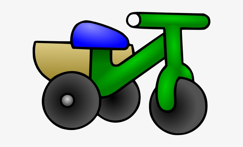 Graphic Library Stock Child Clip Art At Clker Com Vector - Cartoon Tricycle, transparent png download