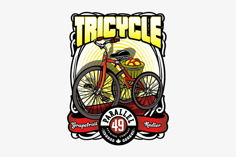 Tricycle Hero %282%29 - Parallel 49 Watch Beer Leather Watch 203 Fit With T-shirt, transparent png download