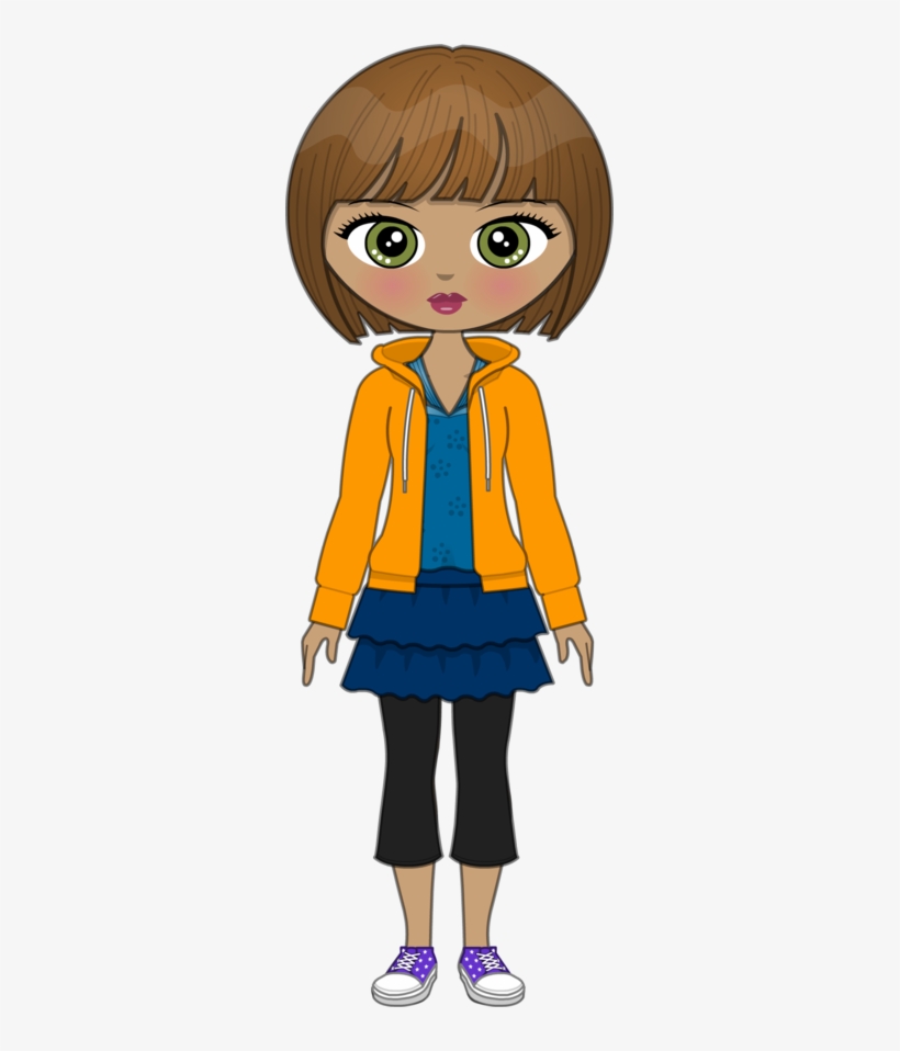Thumbnail Image For Cutie4 - Cartoon Body With Clothes, transparent png download