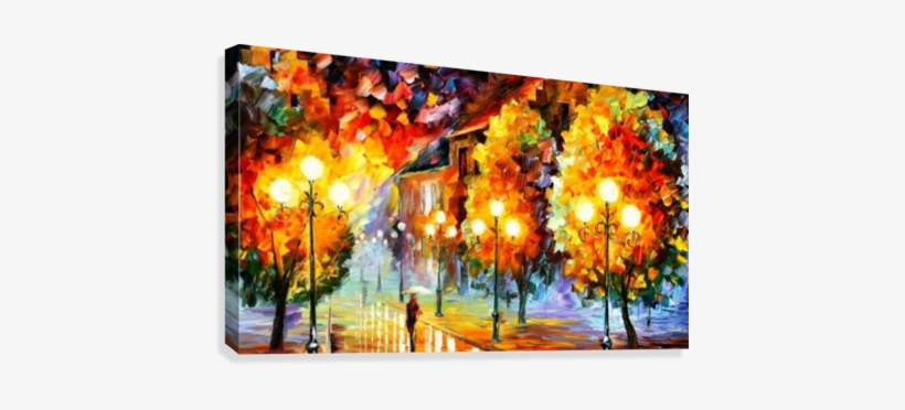 Leonid Afremov Oil Painting Paintings 666530 Canvas - Leonid Afremov, transparent png download