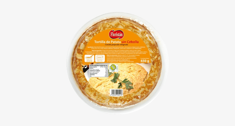 Large Onion-free Potato Omelette - Tortilla De Patata Floristan, transparent png download