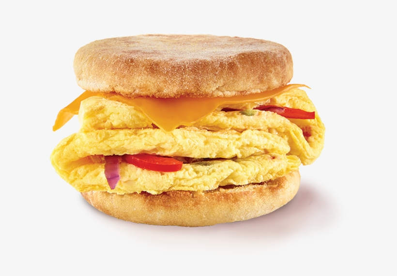 Garden Omelette English Muffin - Fast Food, transparent png download