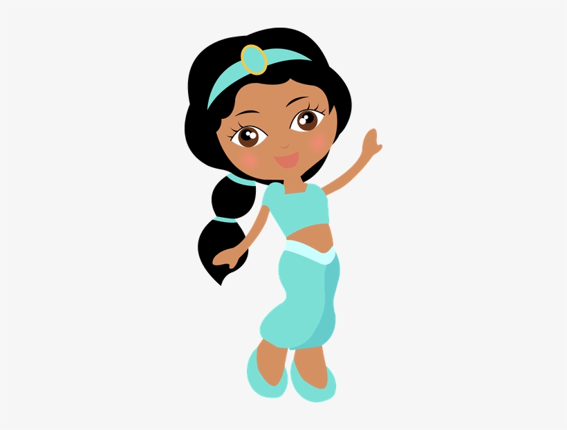 Aladin E Princesa Jasmine - Imagenes De Princesa Jazmin Bebe, transparent png download