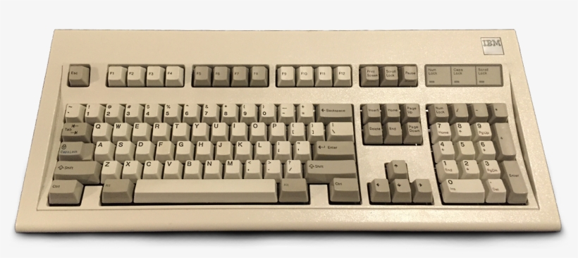 Ibm Model M - Old Ibm Keyboard, transparent png download