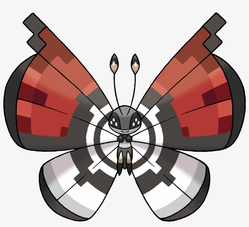 #666 Vivillon Pokedex - Pokemon Vivillon, transparent png download