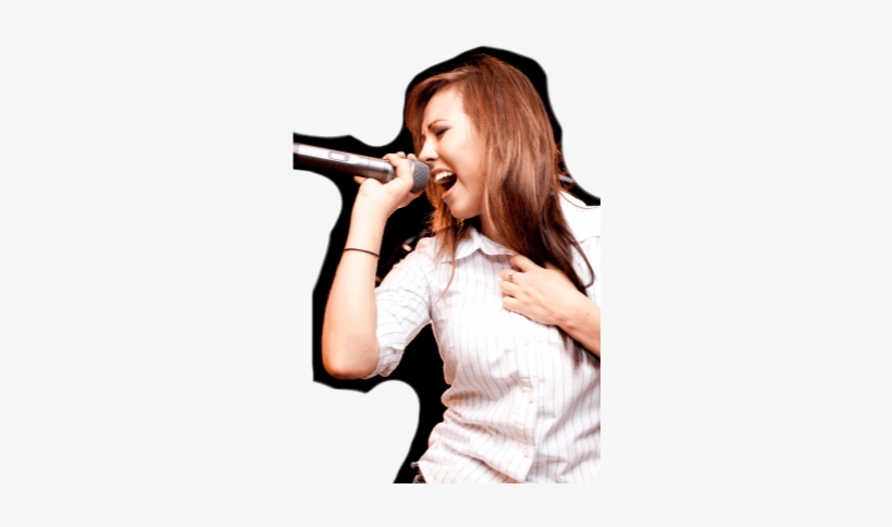 How To Breathe When Singing - Girl Singing Transparent, transparent png download