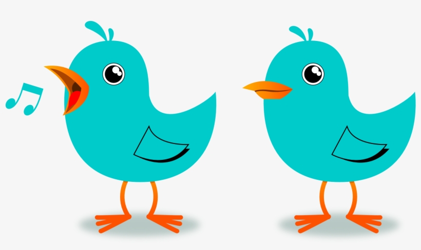 Clipart Of Birds Singing Red Clipartix - Birds Singing Clipart, transparent png download