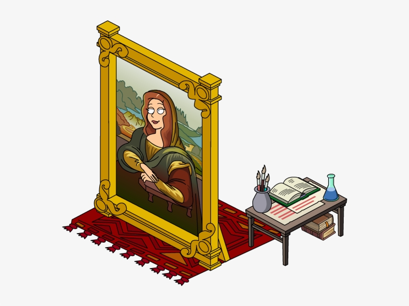Fg Decoration Monalisa - Family Guy Mona Lisa, transparent png download