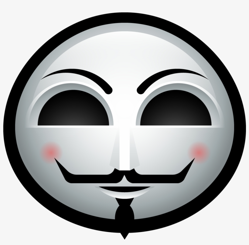 Activist, Fawkes, Guy, Halloween, Man, Mask, Vendetta - Vendetta Icon, transparent png download