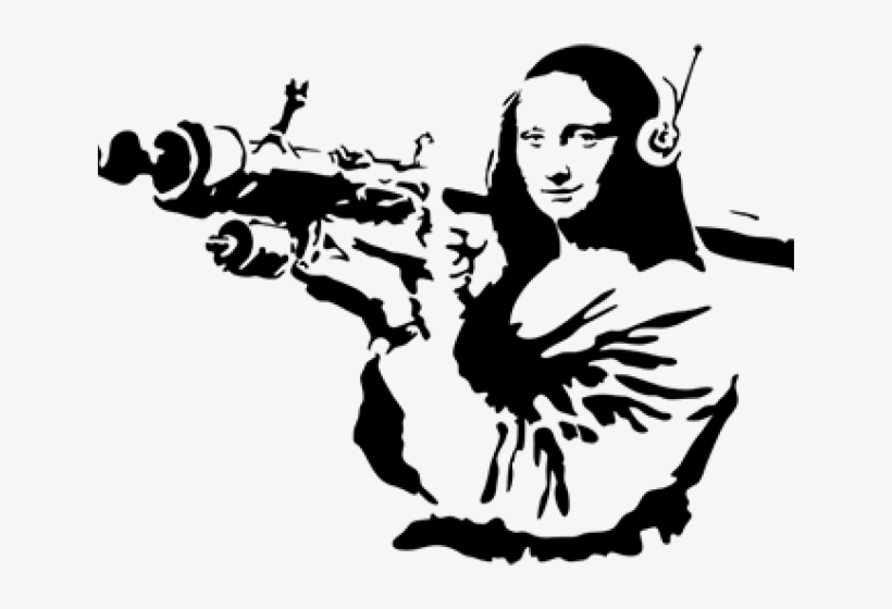 Mona Lisa With A Bazooka, transparent png download