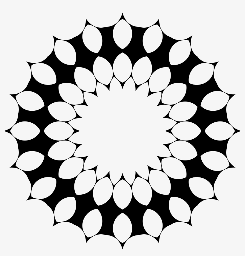 This Free Icons Png Design Of Stylized Flower Design, transparent png download