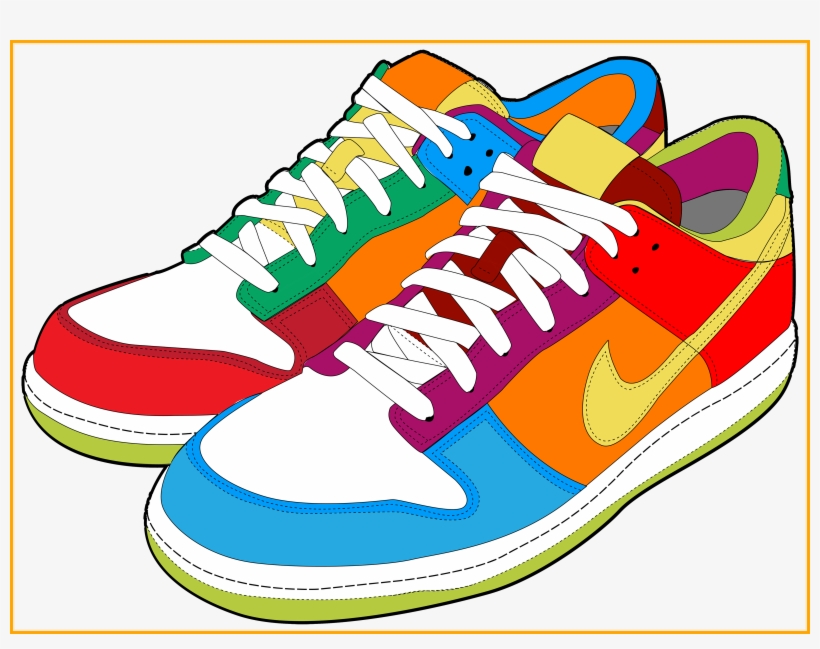 Svg Library Download Shocking U F Shoes C Clip Art - Shoes Vector, transparent png download