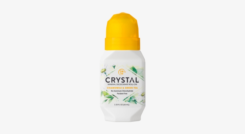 Mineral Deodorant Roll-on - Crystal Mineral Deodorant Roll, transparent png download