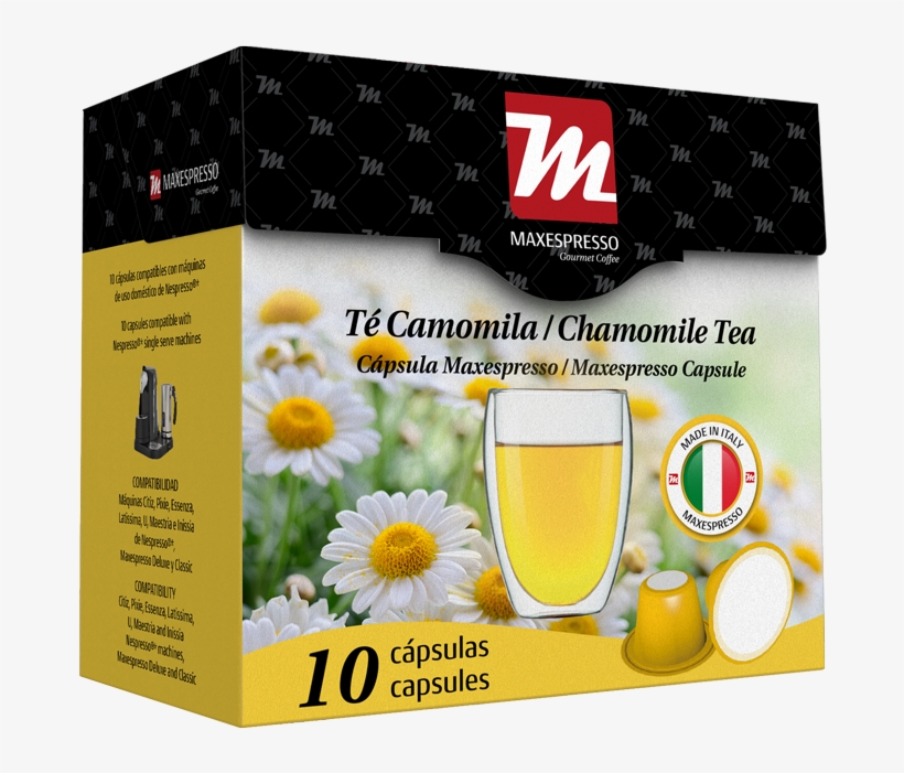 Tea Capsule Maxespresso - J. Hornig Kamillentee - 25 Teebeutel, 35 G (8,54 Eur/100, transparent png download
