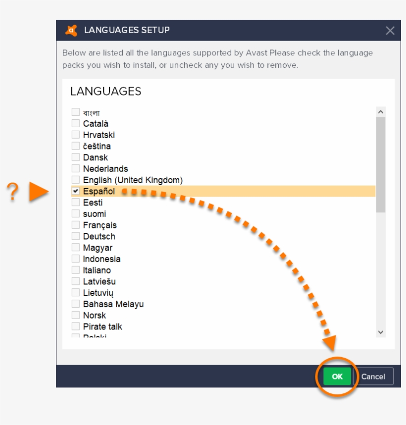 Tick The Box Next To Each Language You Want To Install, - Dotted Line Oval Png, transparent png download