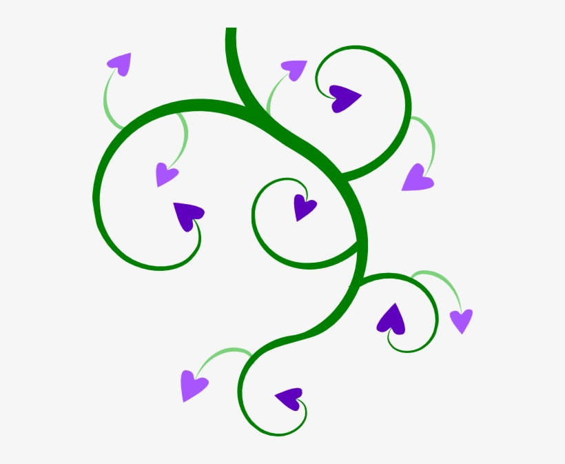 Pumpkin Vine Clipart At Getdrawings - Grey And Pink Borders, transparent png download