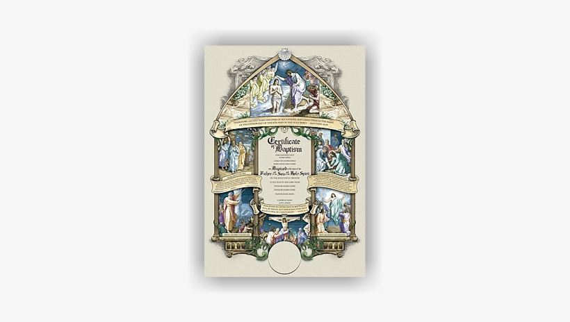 Wolfson Congregational Baptismal Certificate - Baptism, transparent png download
