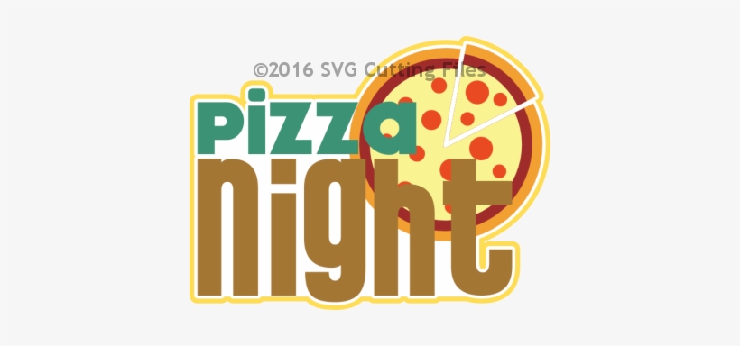 Pizza Clipart Logo - Family Pizza Night Clipart, transparent png download