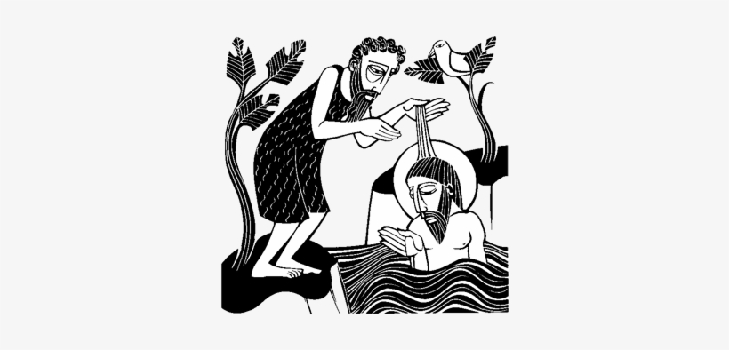 Baptism - St John The Baptist Clipart Transparent PNG - 400x378 - Free